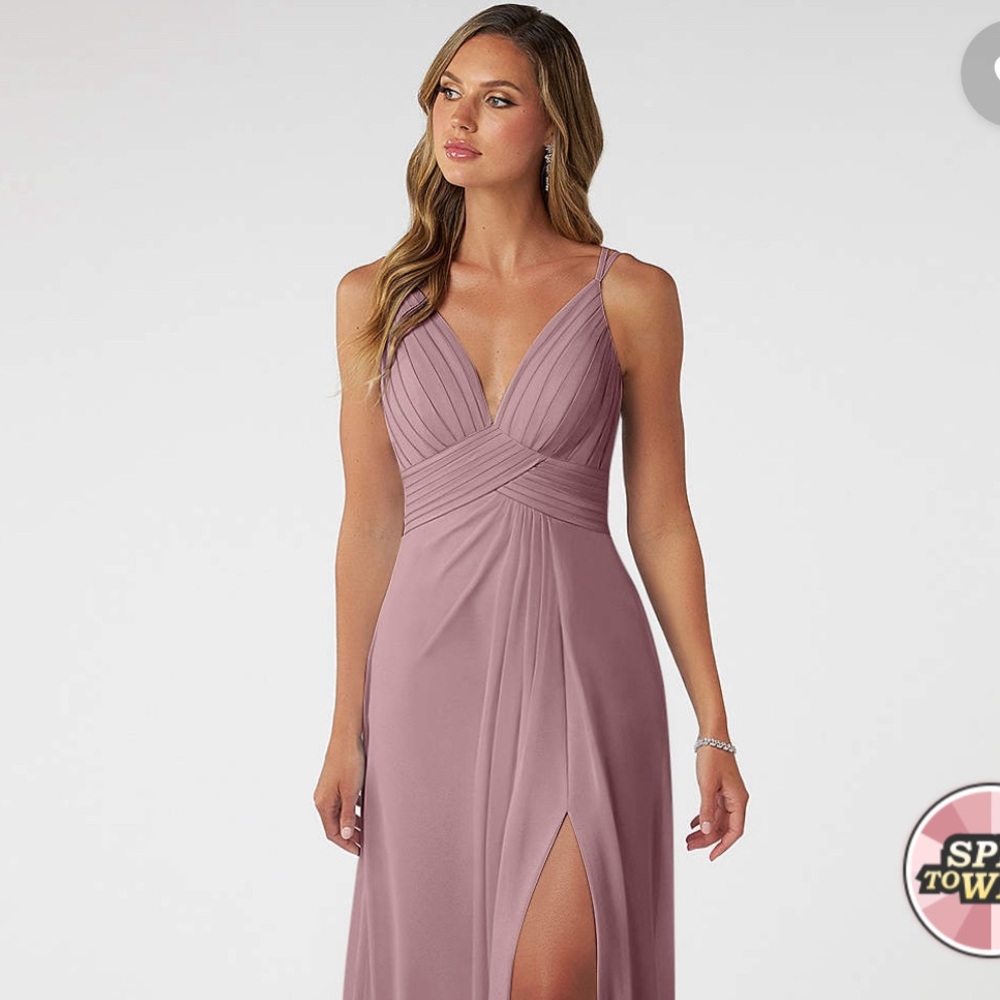 Azazie Maven Bridesmaid Dress in Dusty Rose - Size A4